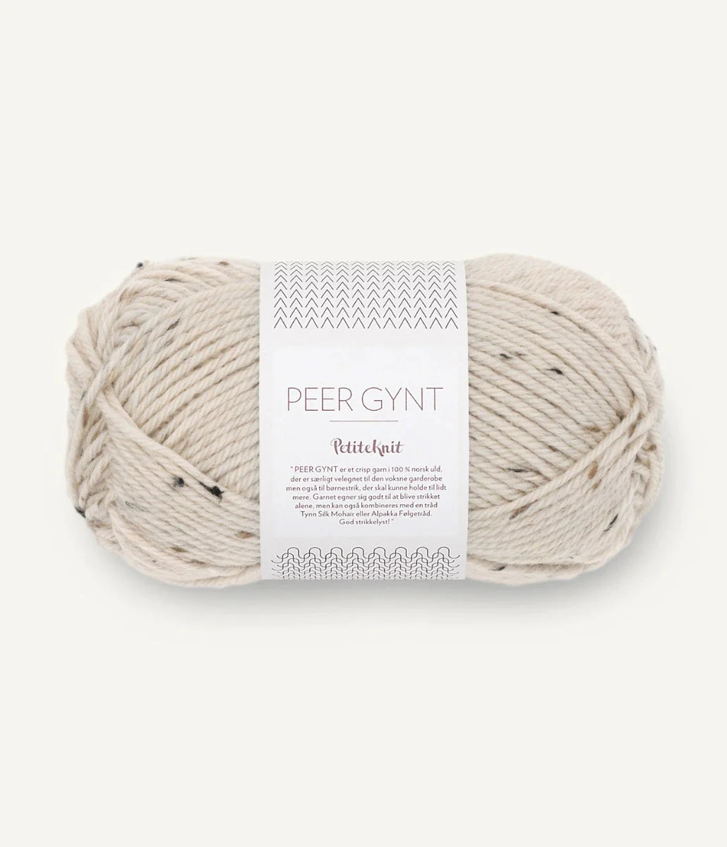 Sandnes Garn PetitKnit Peer Gynt 2512 Almond Tweed UK