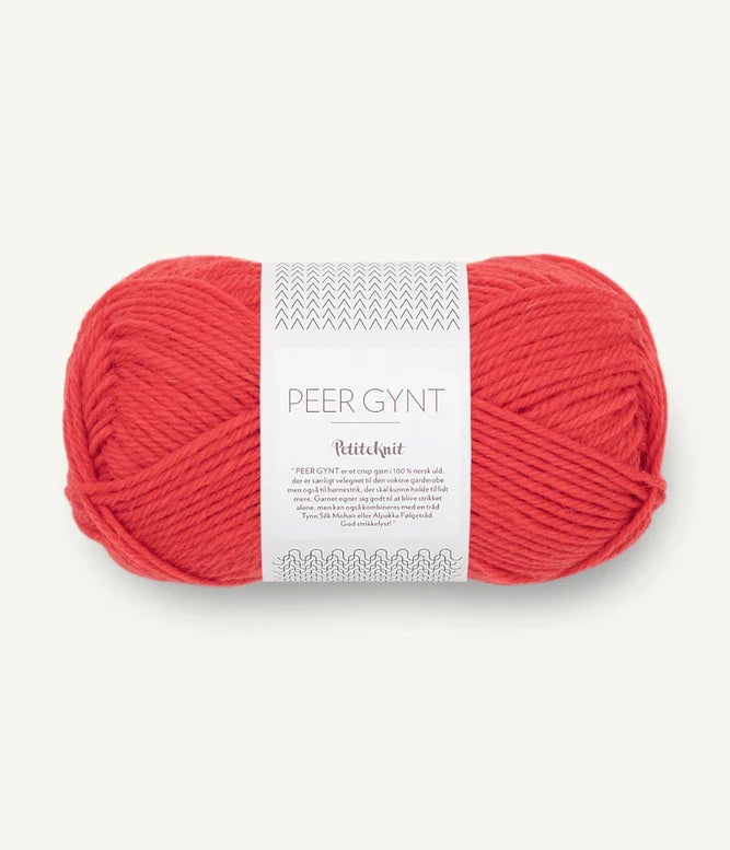 Sandnes Garn PetitKnit Peer Gynt 4008 Poppy UK