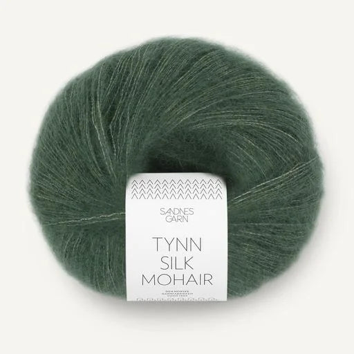 Sandnes Garn Tynn Silk Mohair UK - Deep Forest Green 8581