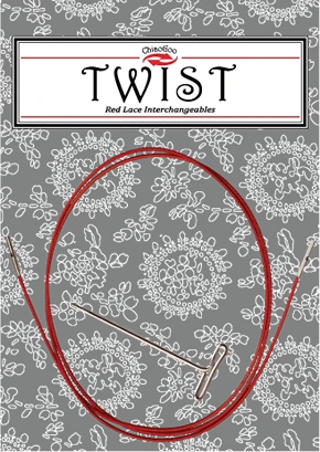 ChiaoGoo Twist RED Lace Interchangeable Cable (Mini) UK