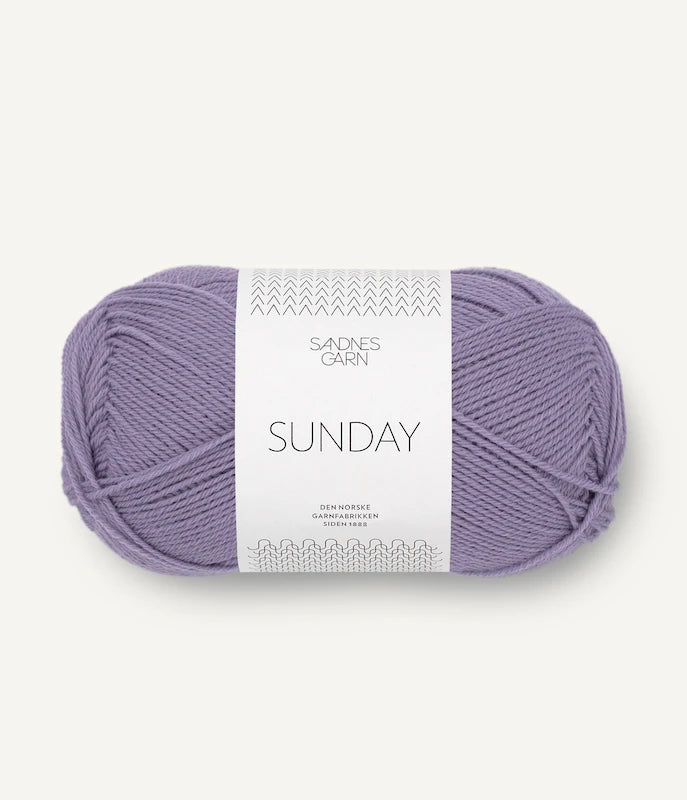 Sandnes Garn Sunday UK - Dusty Purple 5052