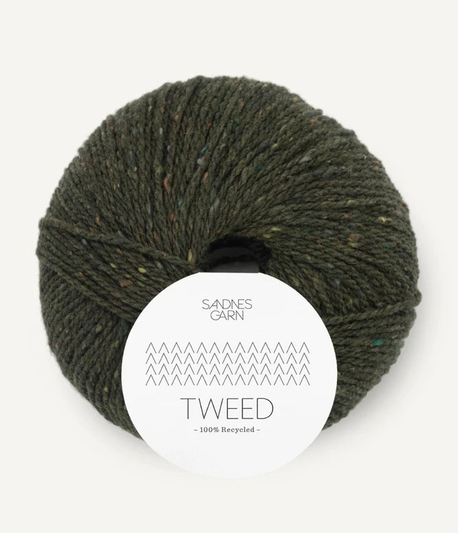 Sandnes Garn Tweed Recycled UK - 9585 Olive