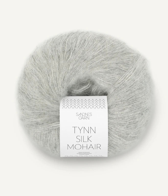 Sandnes Garn Tynn Silk Mohair UK - Light Grey 1022