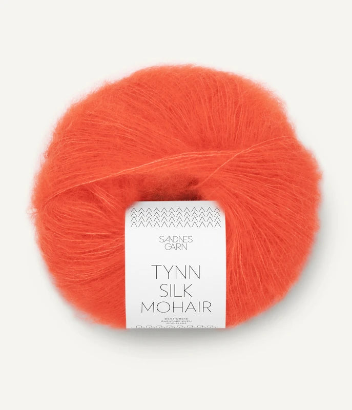 Sandnes Garn Tynn Silk Mohair UK - Orange 3818