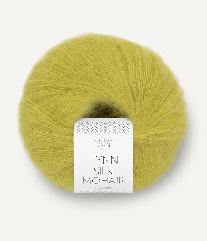 Sandnes Garn Tynn Silk Mohair UK - Sunny Lime 9825